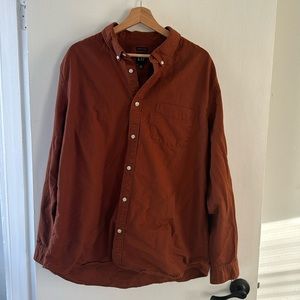 GAP Oxford Shirt in Burnt Orange SZ XL